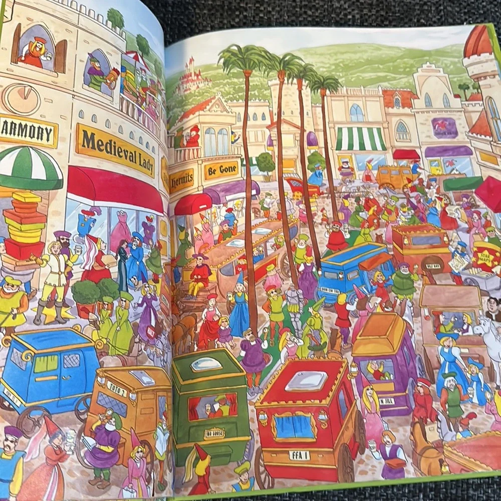 Rare HTF Vintage 2004 Shrek 2 Look & Find Hardcover Book DreamWorks